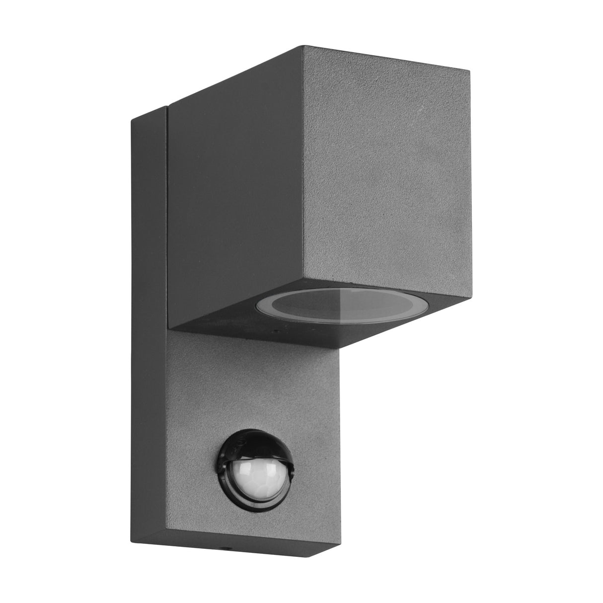 Roya Square 15cm PIR Outdoor Wall Light – Anthracite