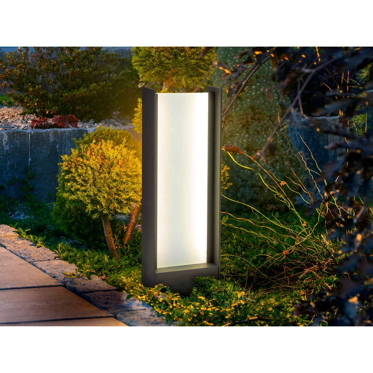 Matia LED Bollard Light 50cm - Grey