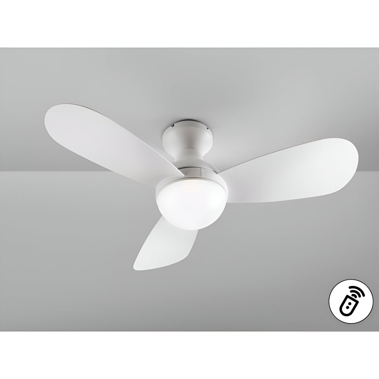Vito CCT Dimmable LED Ceiling Fan Light - White