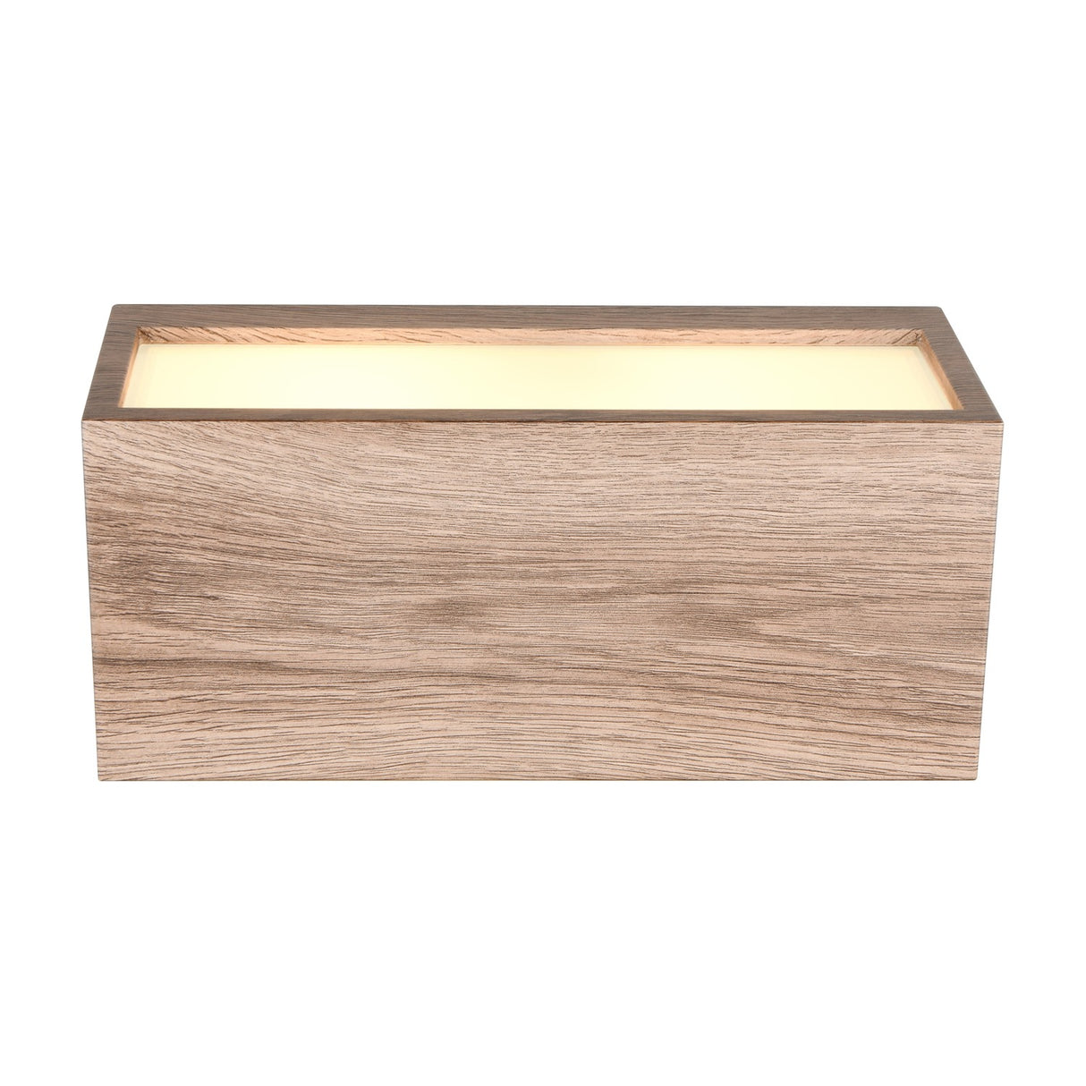 Mayenne Up Down Outdoor Wall Light – Wood Effect