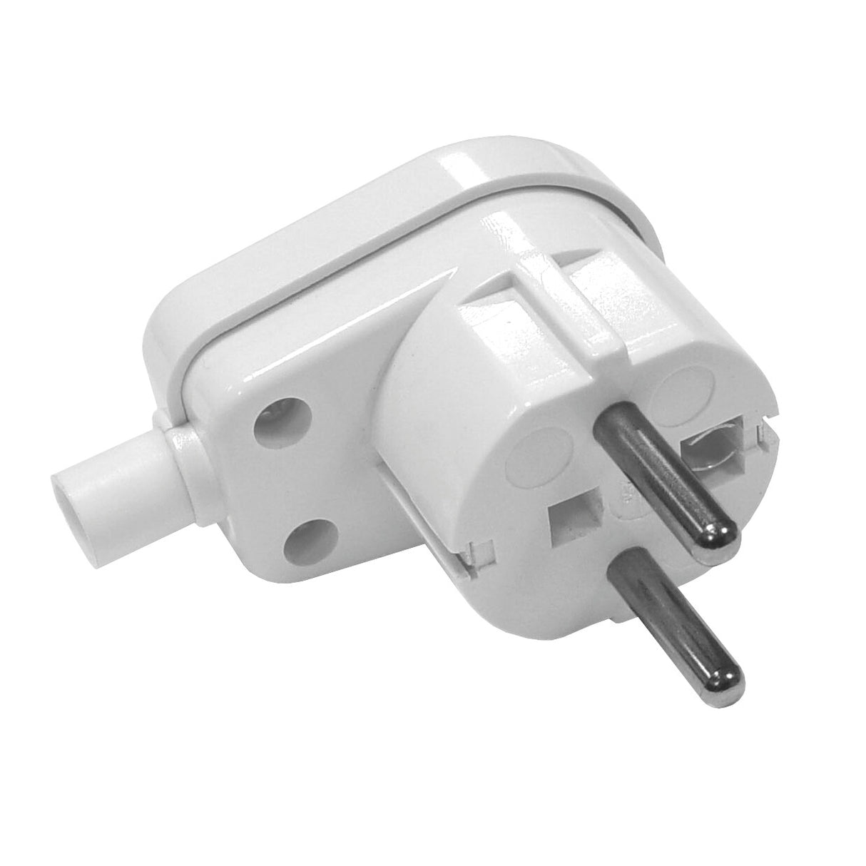 Mains Adaptor 250V 16A Type E Earth Pin - White