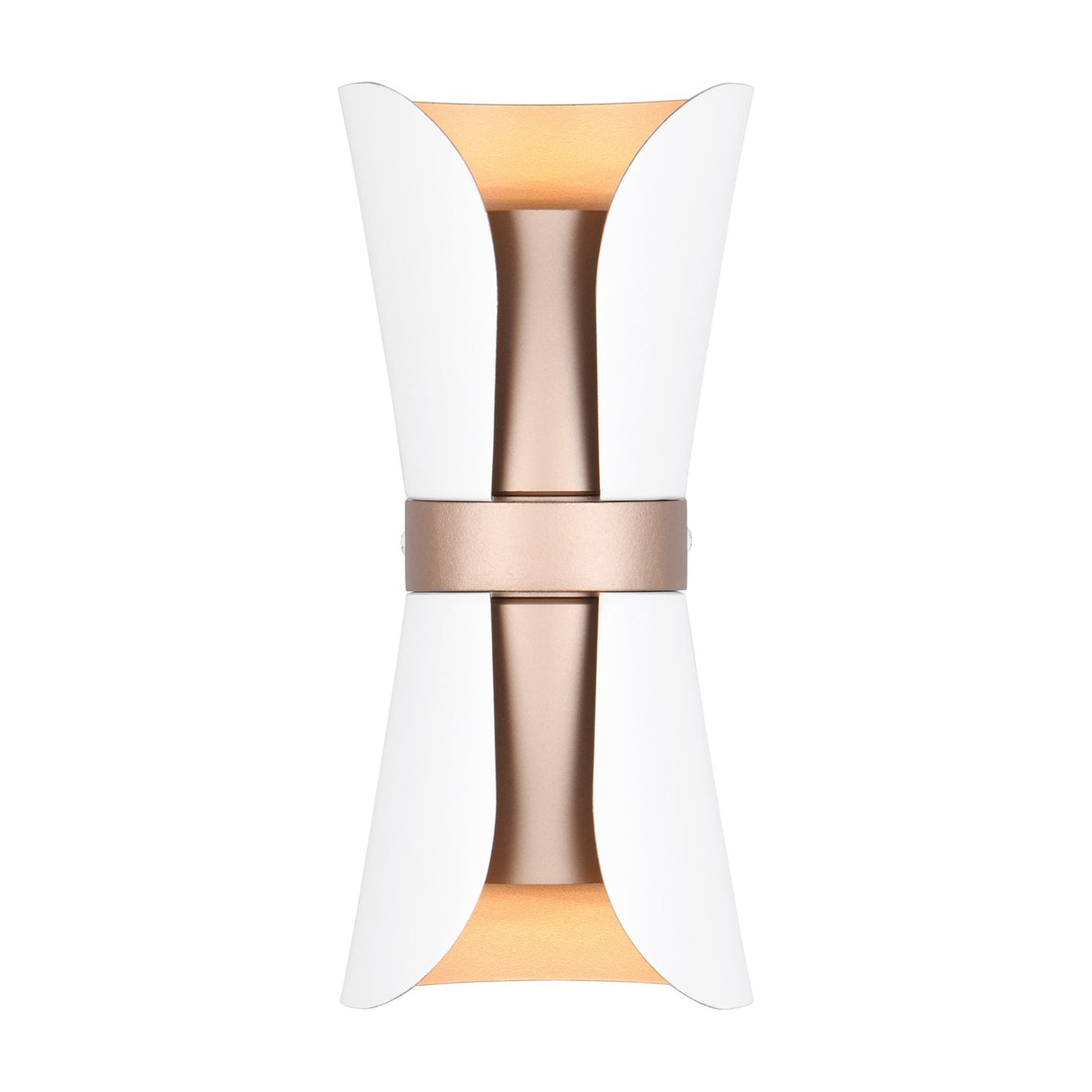 Coat 2 Light Up Down Cone Wall Light – Matt White