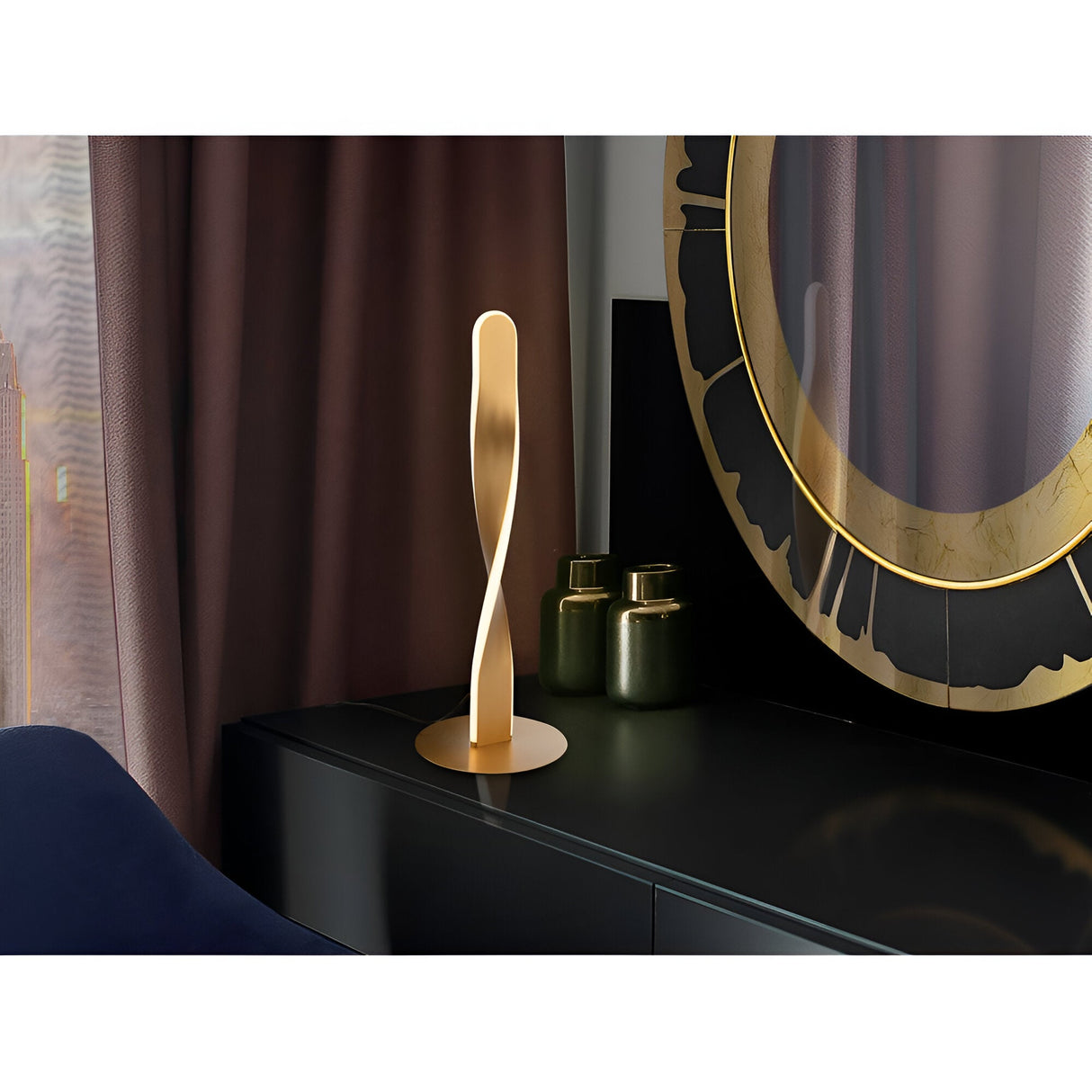 Twist LED Table Lamp 12W 3000K - Gold