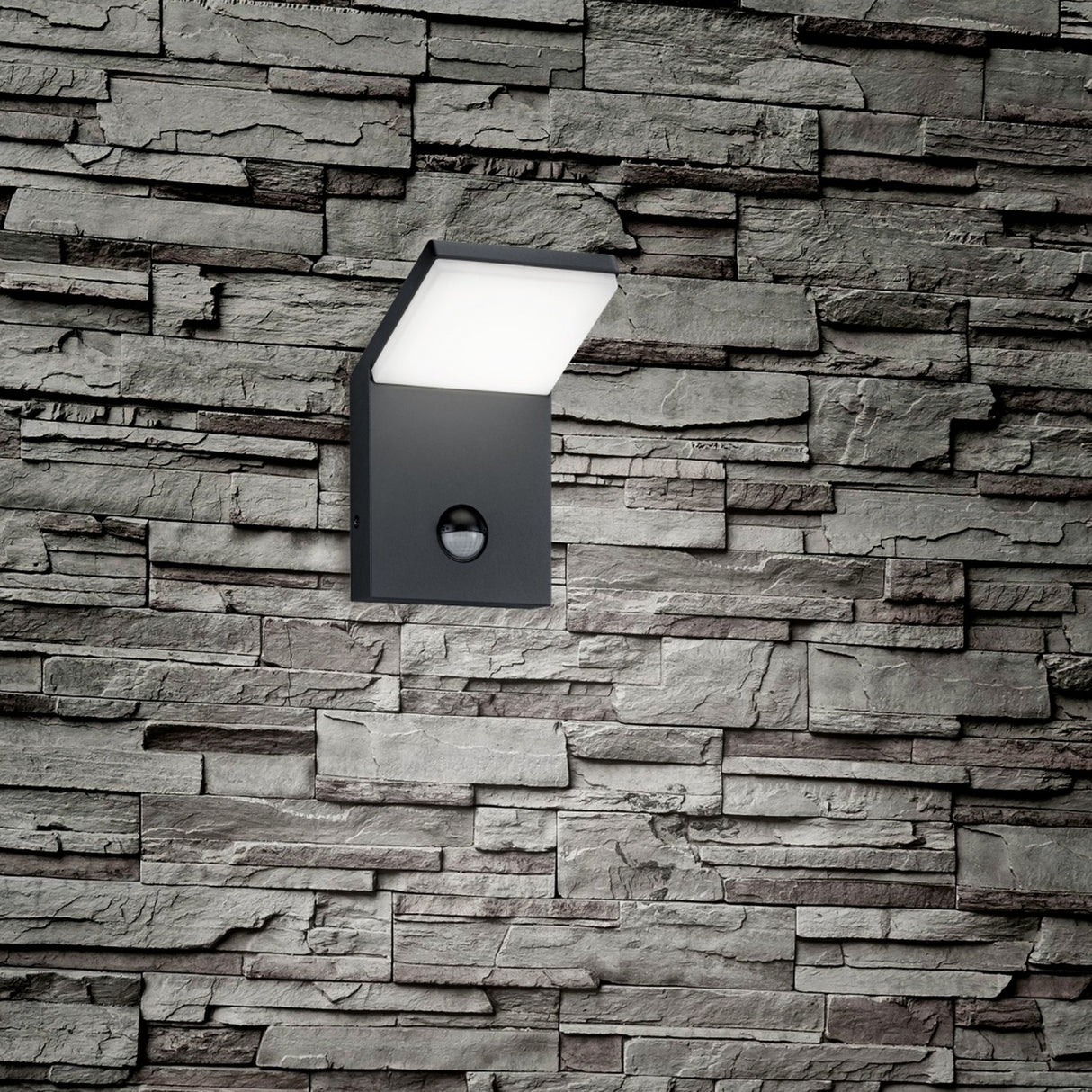 Pearl LED PIR Outdoor Wall Light – Anthracite