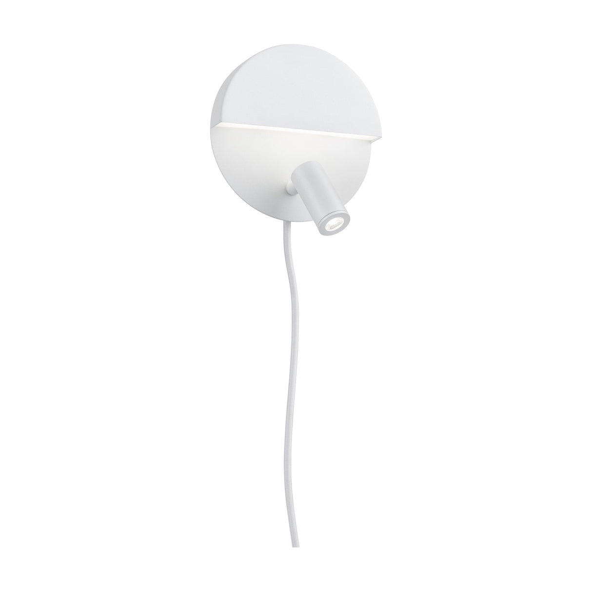 Mario 2 Light LED Glass Wall Light – Matt White