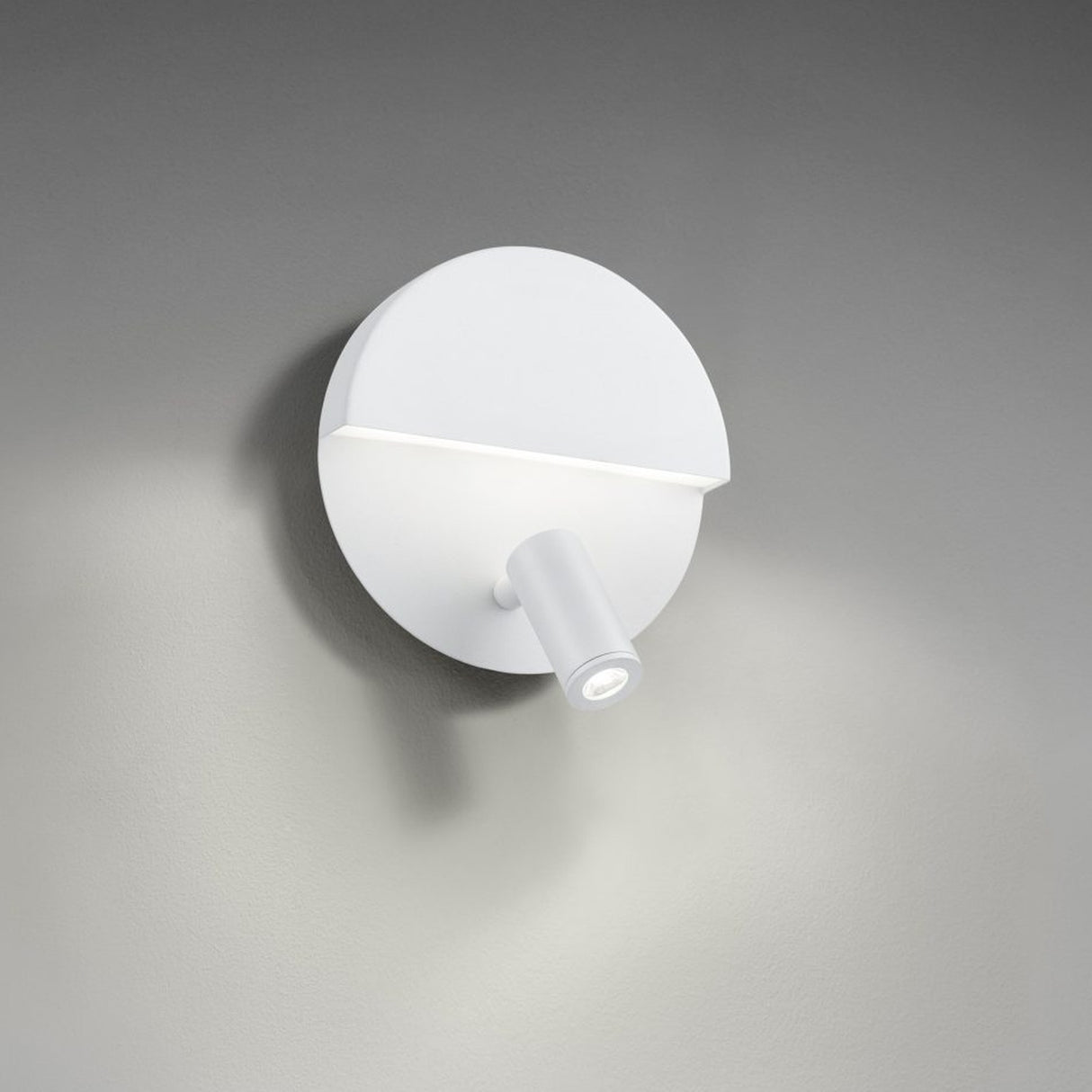 Mario 2 Light LED Glass Wall Light – Matt White