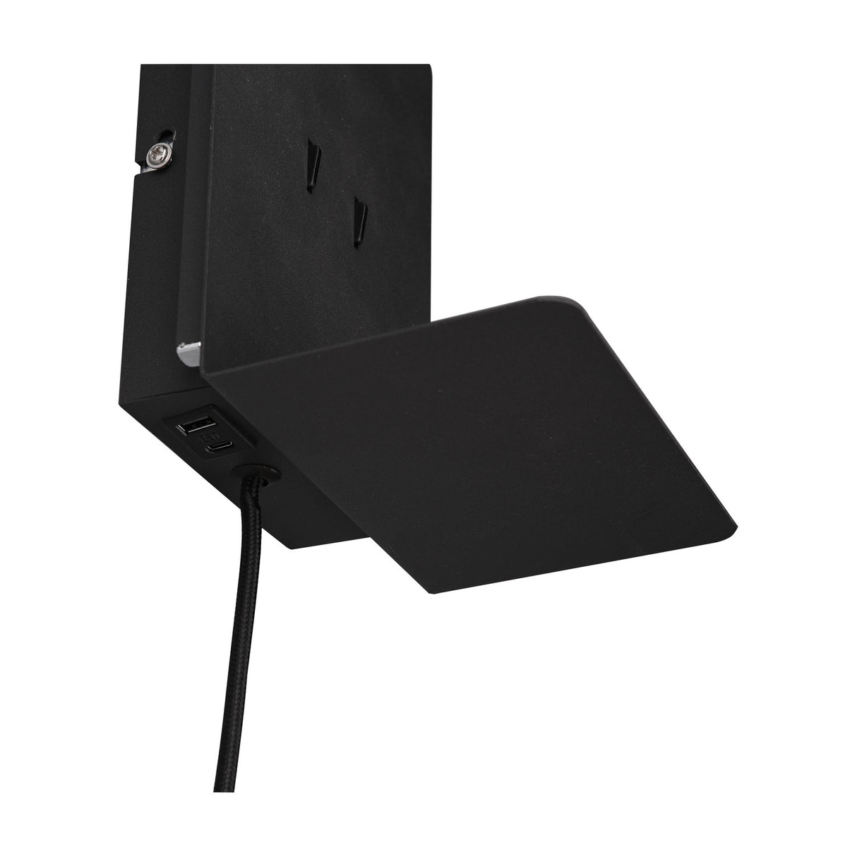 Element 2 Light LED USB Wall Light – Matt Black