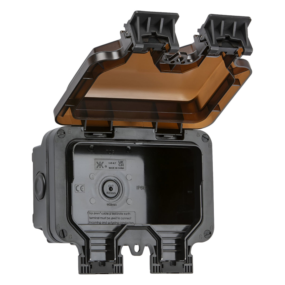IP66 2 Gang Outdoor Switch Box