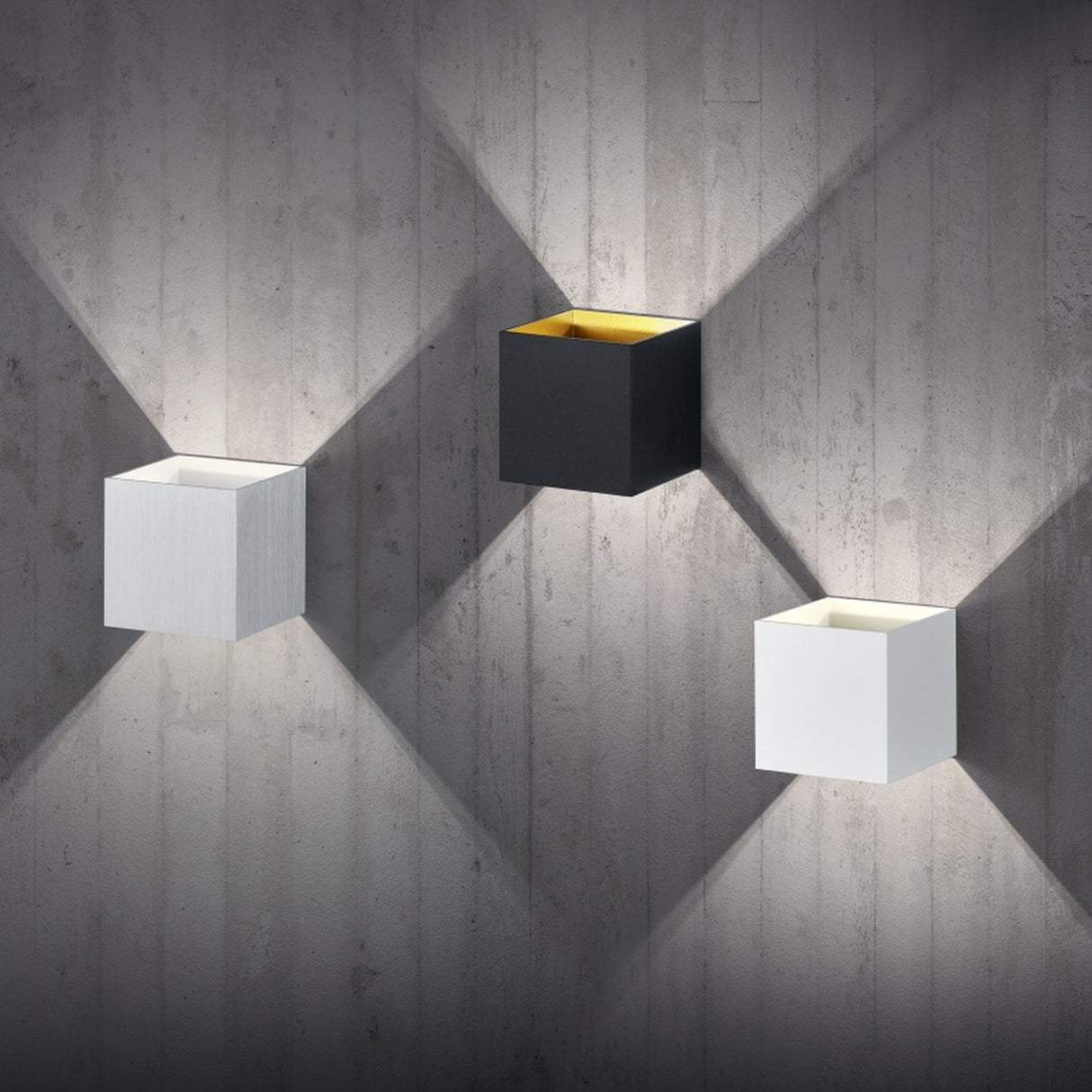 Louis LED Up Down Cone Wall Light – Matt White