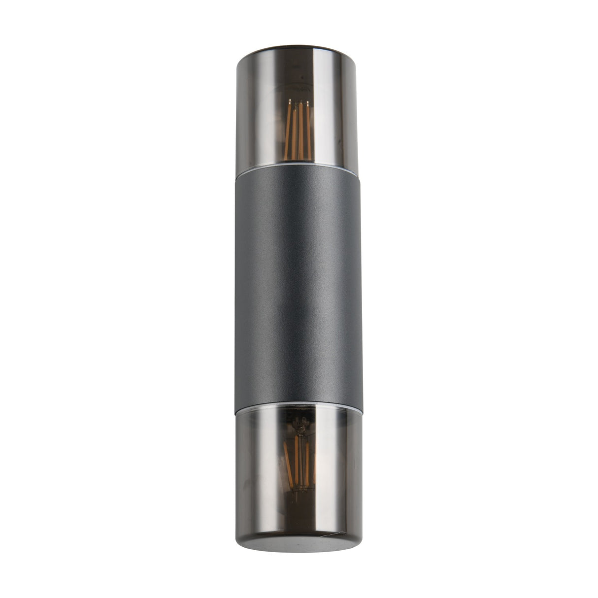 Hoosic 2 Light Up Down Outdoor Wall Light – Matt Black