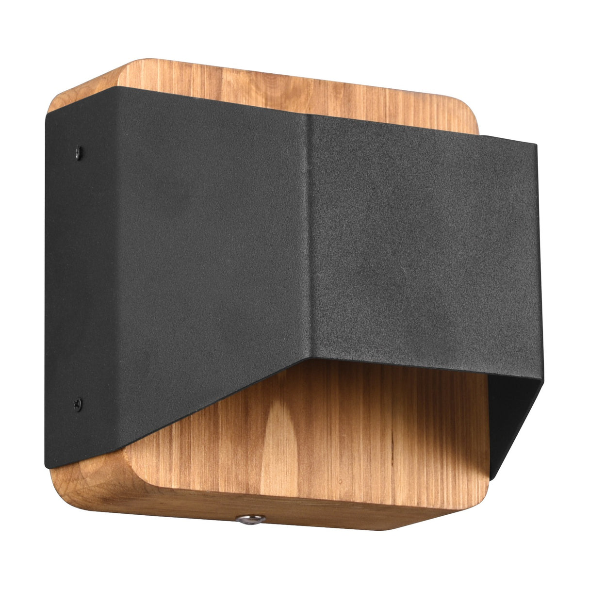 Arino LED Up Down Square Wall Light – Matt Black