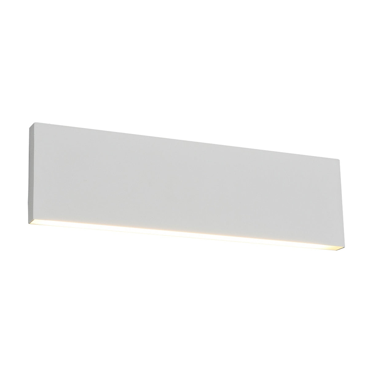 Concha LED Up Down Panel Wall Light – Matt White