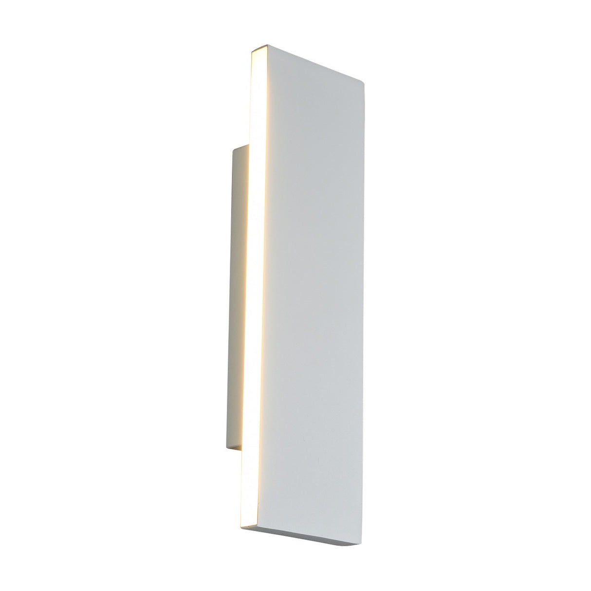 Concha LED Up Down Panel Wall Light – Matt White