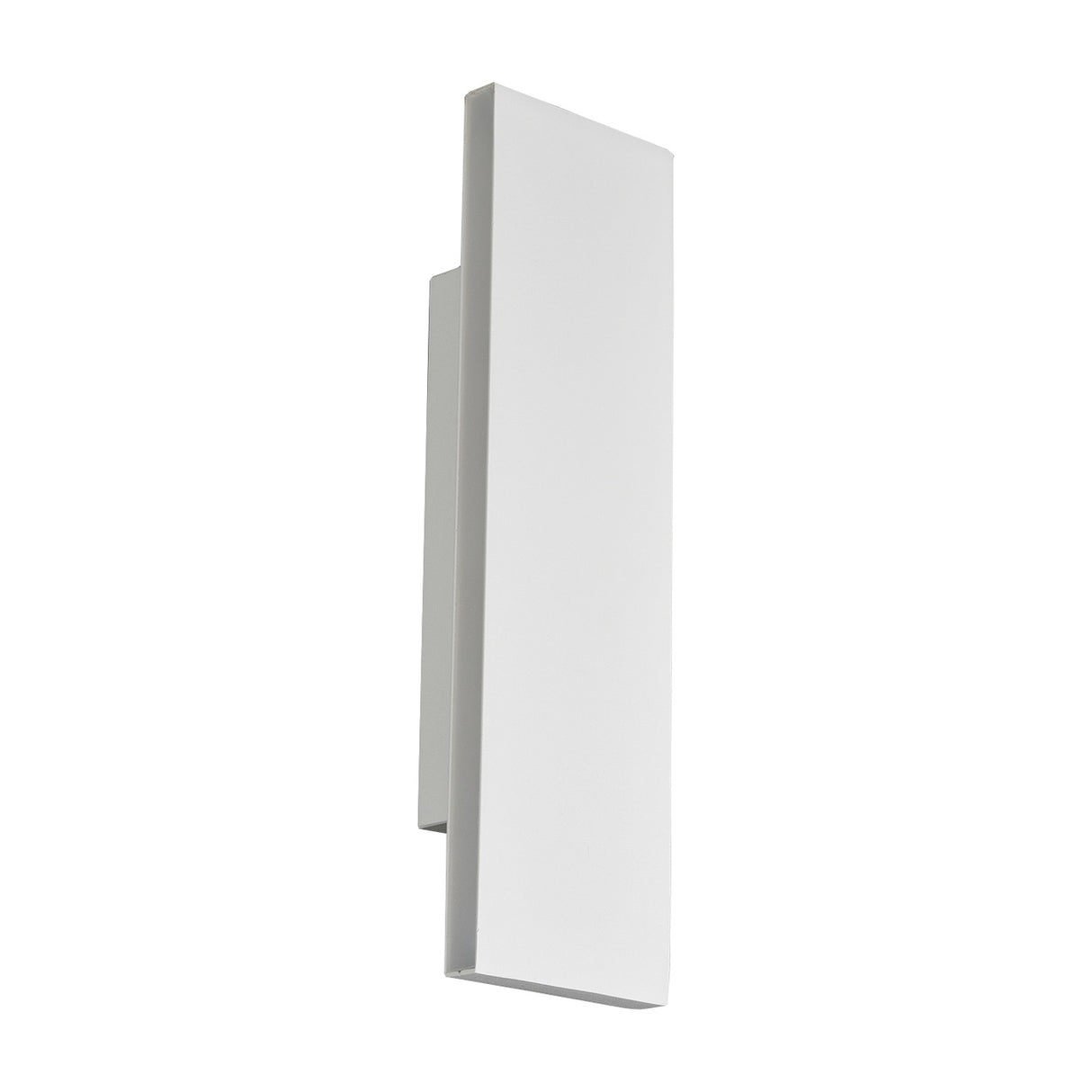 Concha LED Up Down Panel Wall Light – Matt White