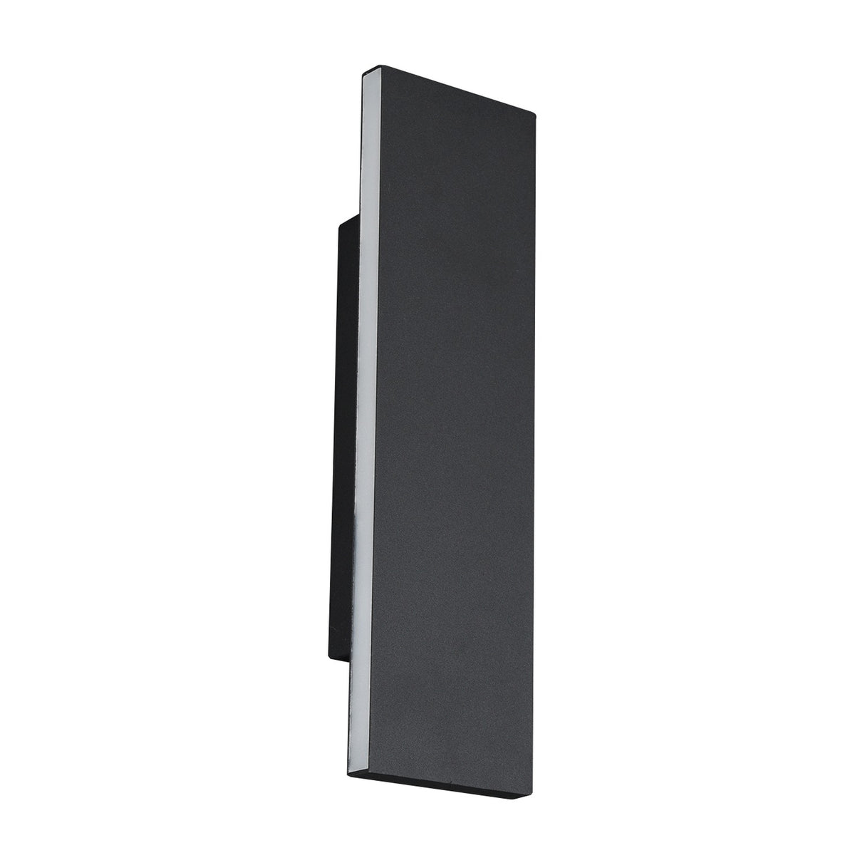 Concha LED Up Down Black Wall Light – Anthracite