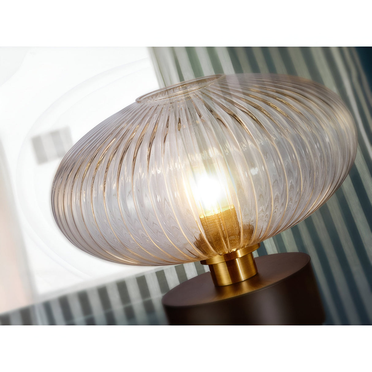 Norma Table Lamp - Black/Brass