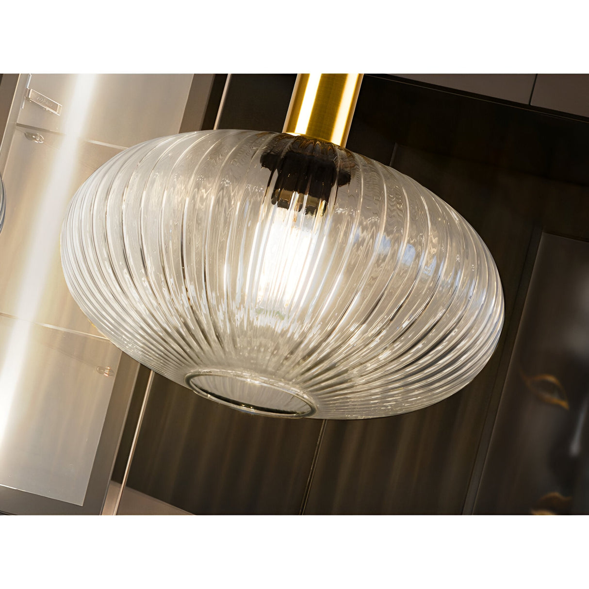 Norma 1 Light Glass Pendant - Clear