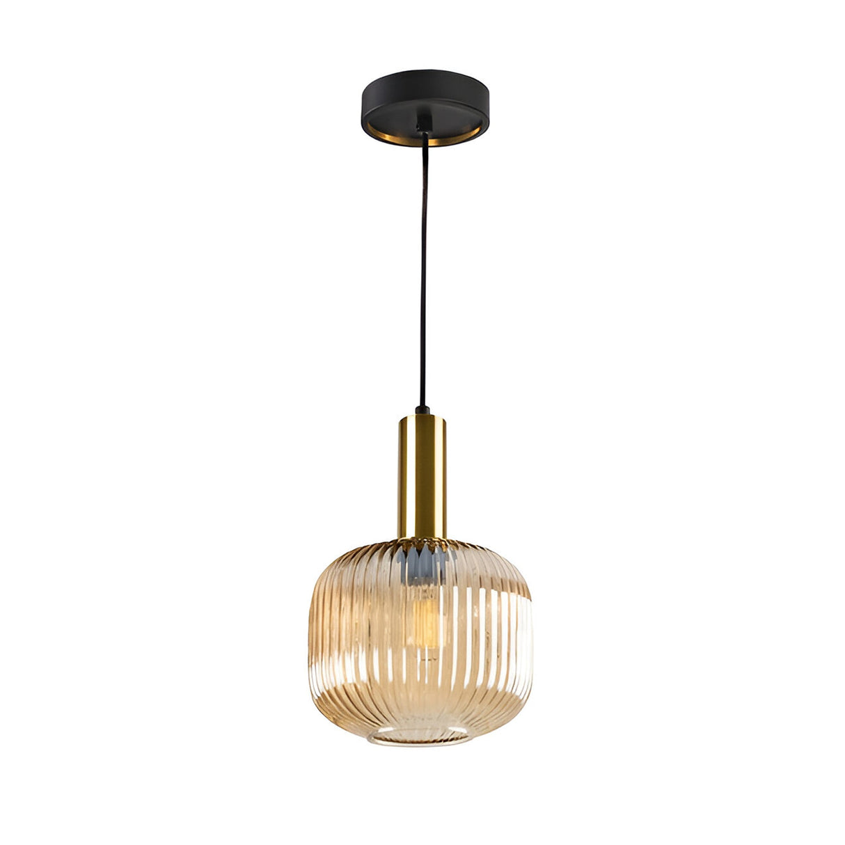 Norma 1 Light Glass Pendant - Amber