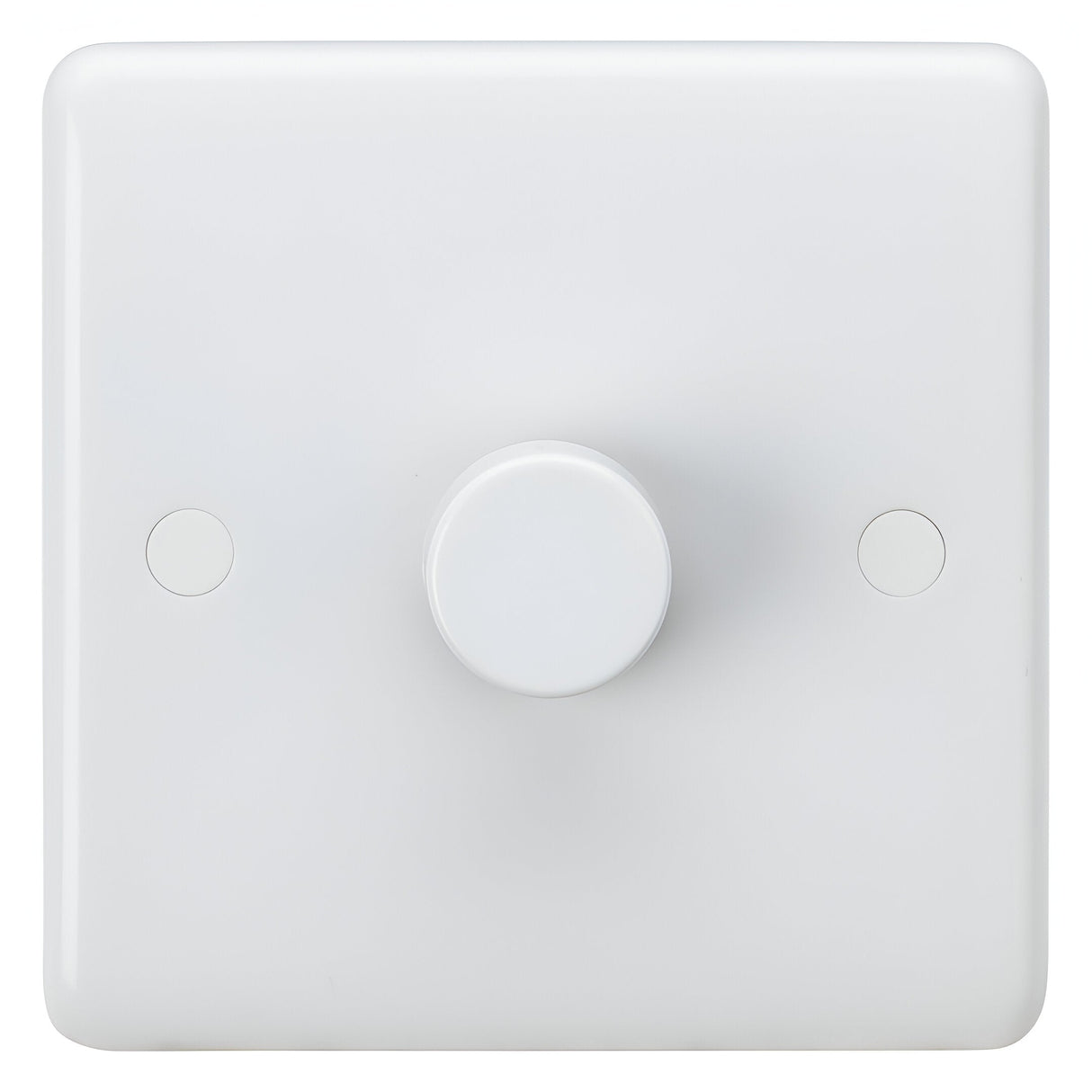 1 Gang 5-400W (5-150W LED) 2-Way Intelligent Dimmer - White (Round Edge)