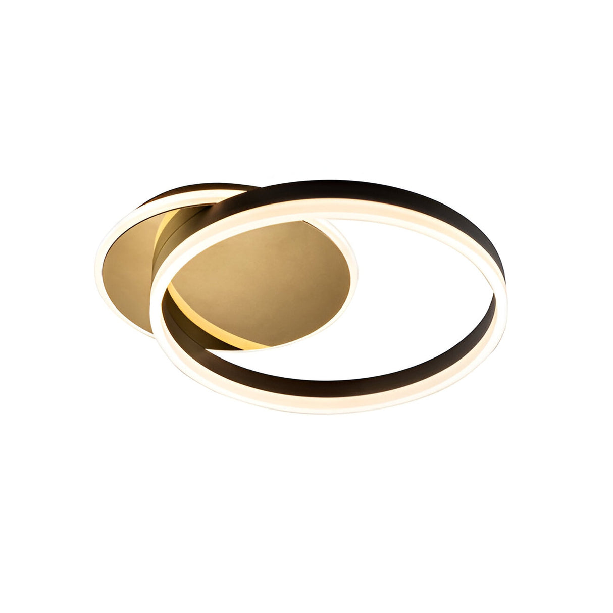 Oriel LED Wall/Flush Ceiling Light 38W 3000K - Gold/Black