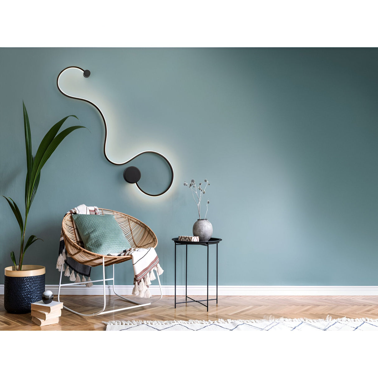 Grafos LED Large Wall Light 19.5W 3000K - Matte Black