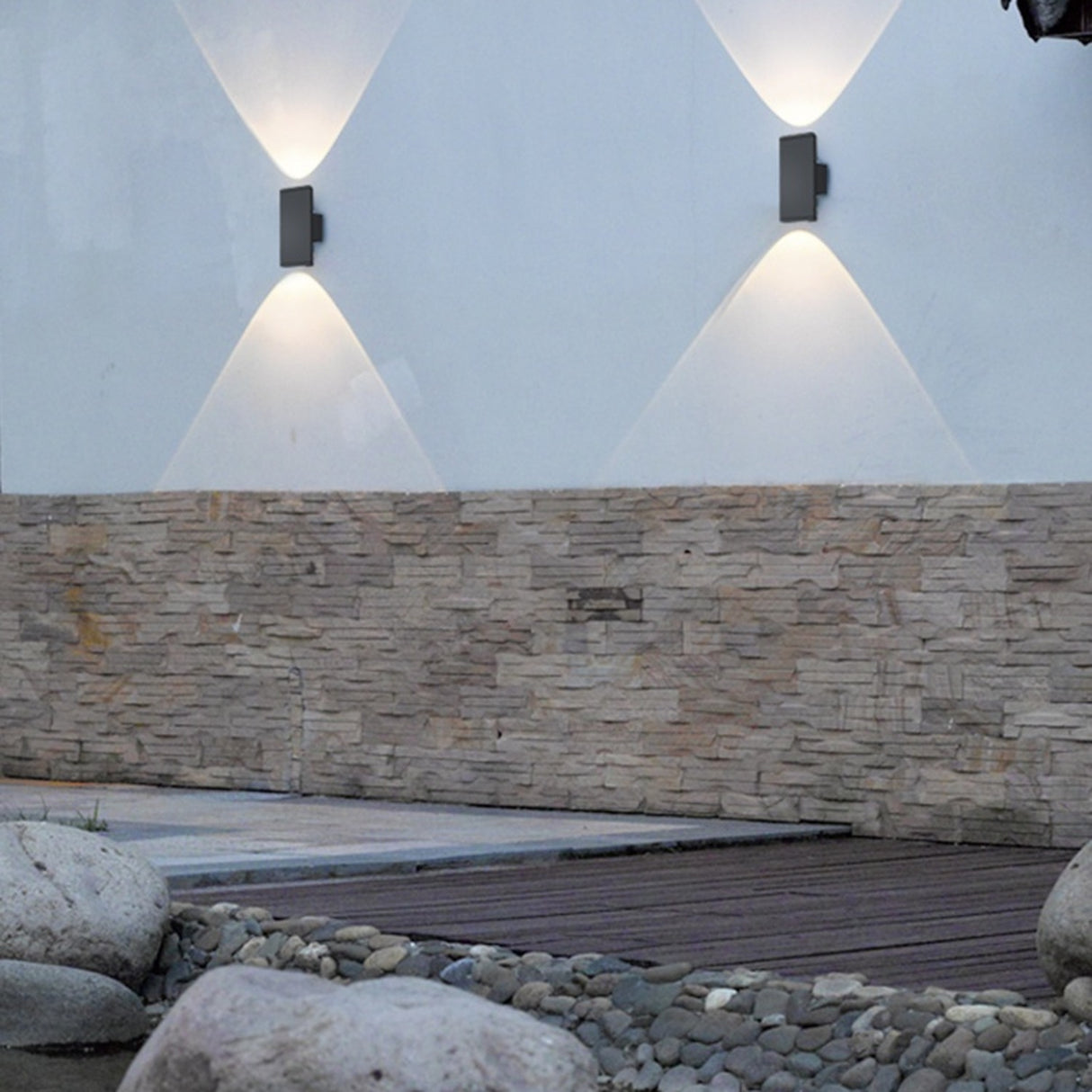 Colorado 2 Light LED Up Down Outdoor Wall Light – Anthracite