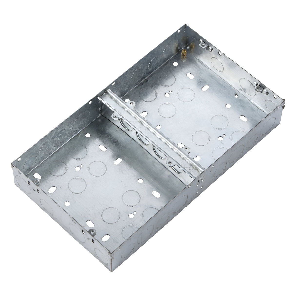 47mm Galvanised Steel Box For Combination Multimedia Plate (Single Cavity)