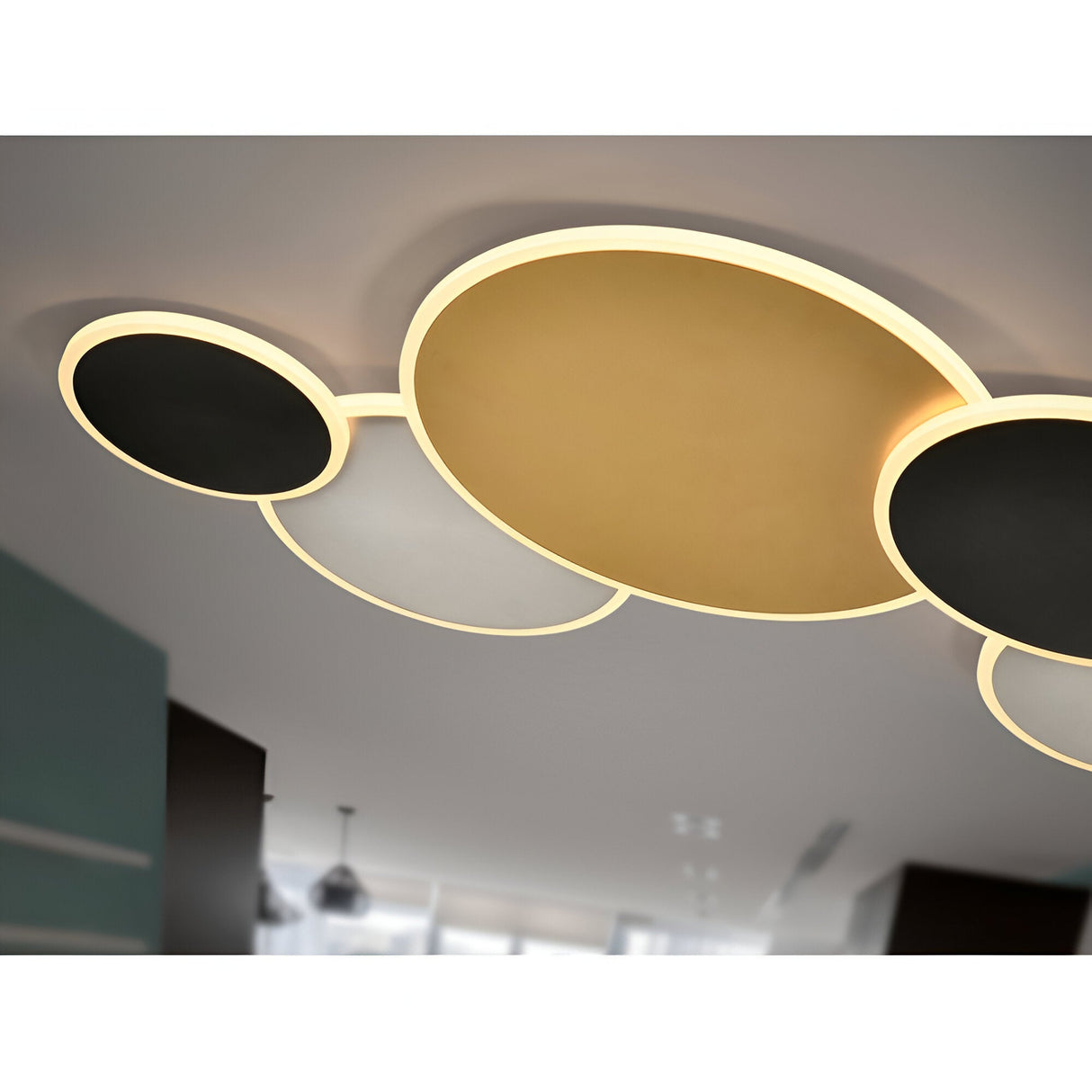 Umbra Dimmable LED Flush Light 48W 3000K - Multicoloured