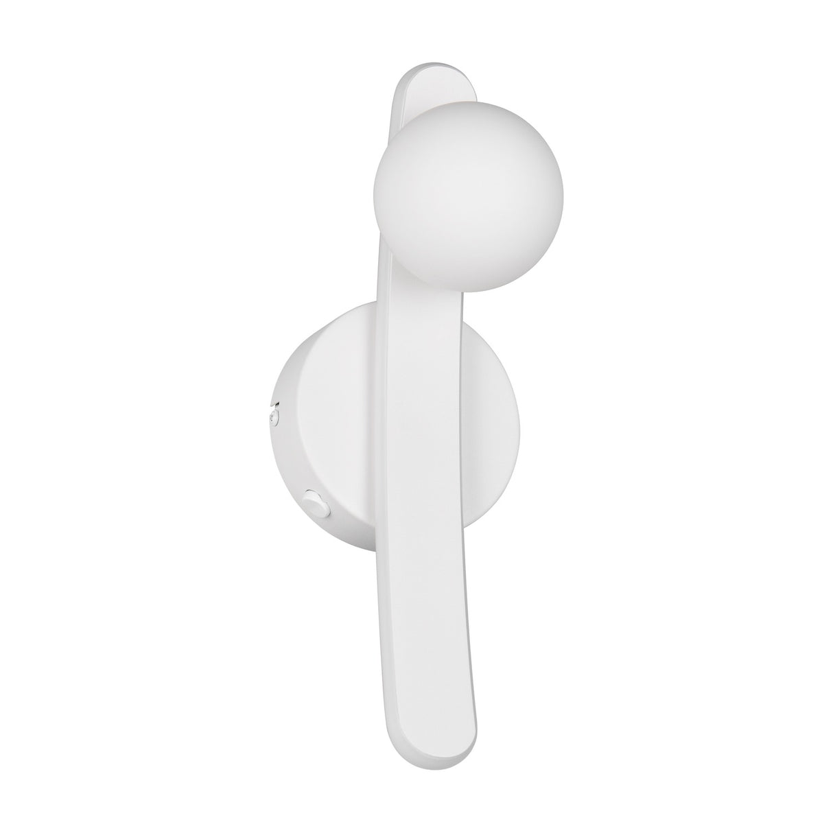 Napoli LED Glass Wall Light – Matt White