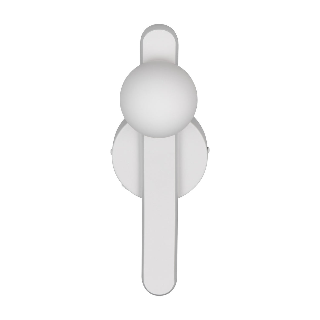 Napoli LED Glass Wall Light – Matt White