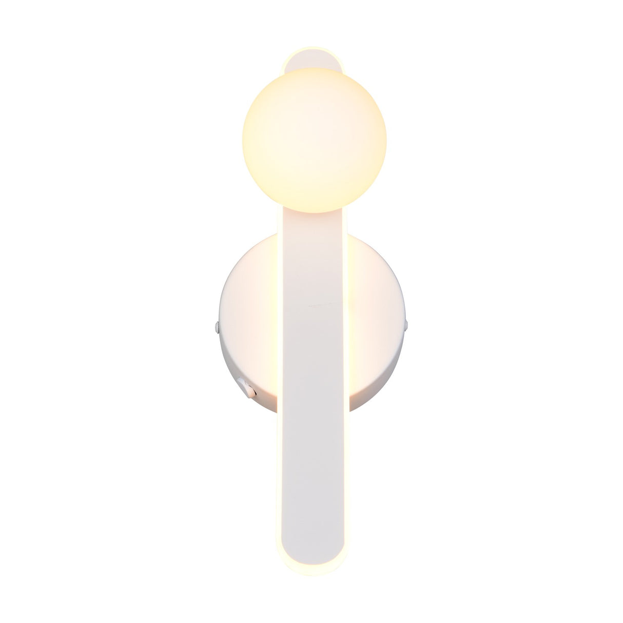 Napoli LED Glass Wall Light – Matt White