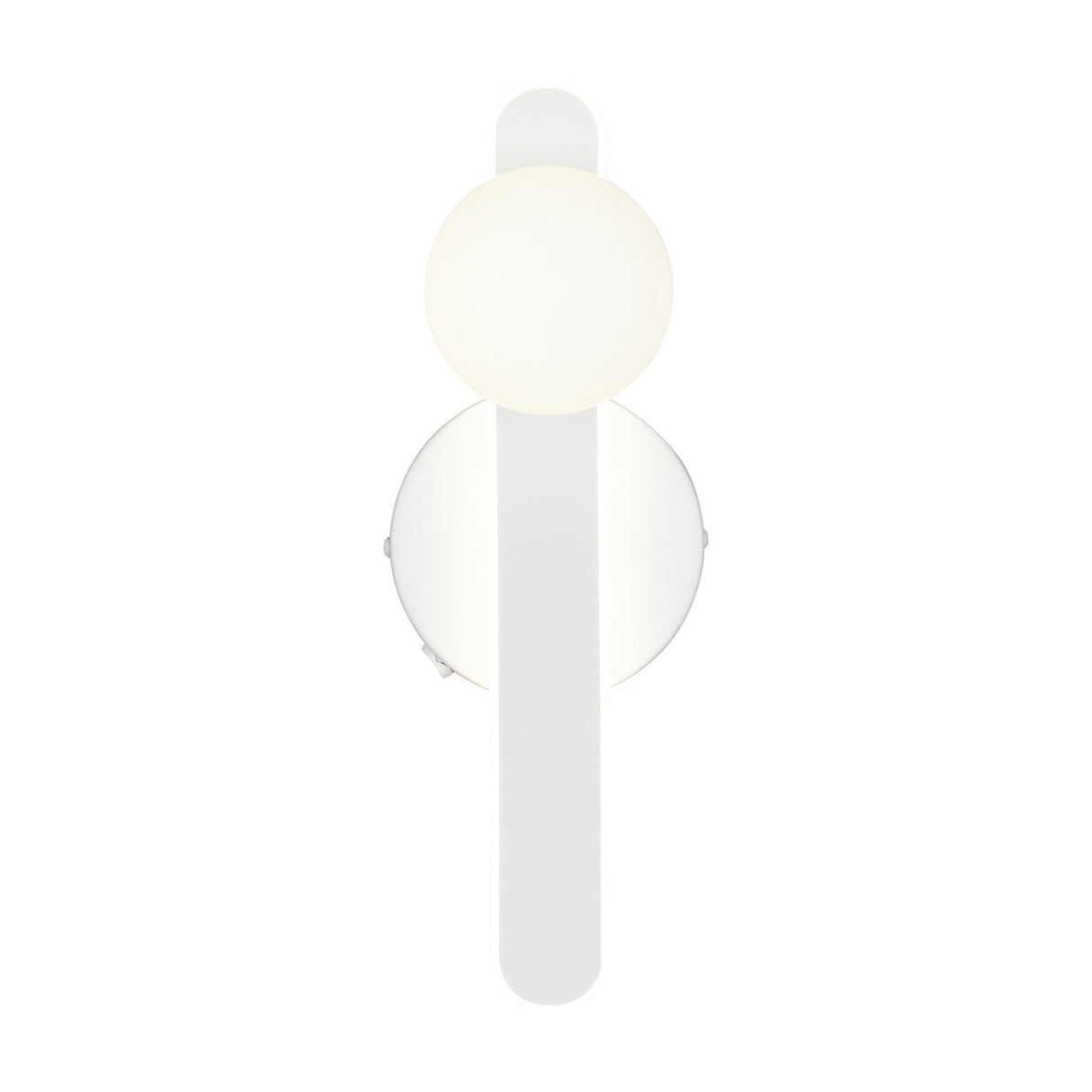 Napoli LED Glass Wall Light – Matt White
