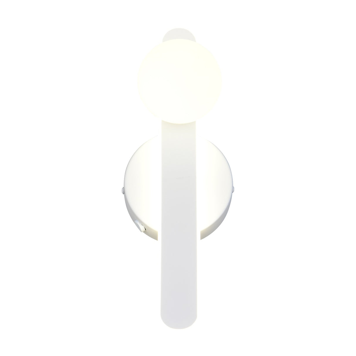 Napoli LED Glass Wall Light – Matt White