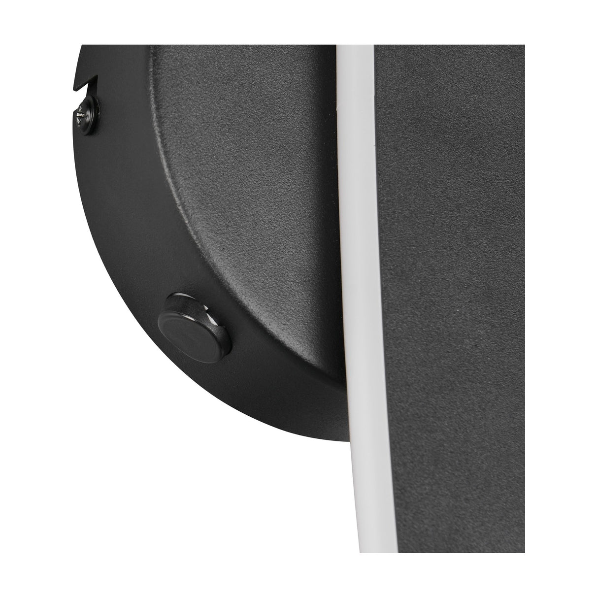 Napoli LED Glass Wall Light – Matt Black