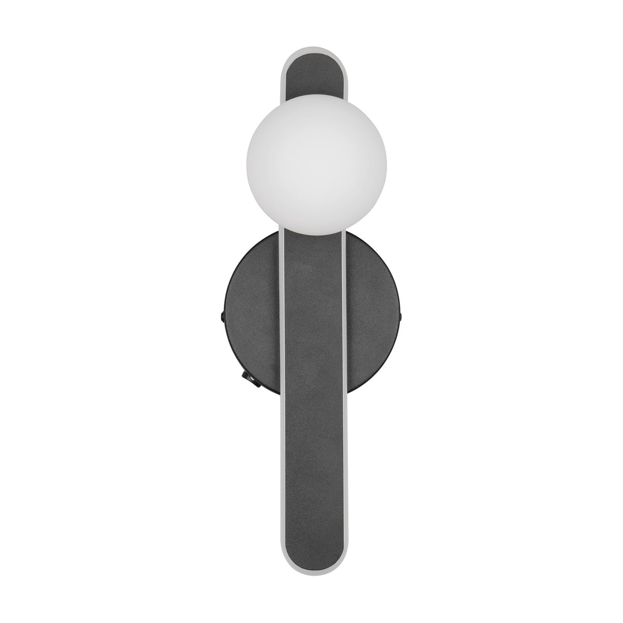 Napoli LED Glass Wall Light – Matt Black