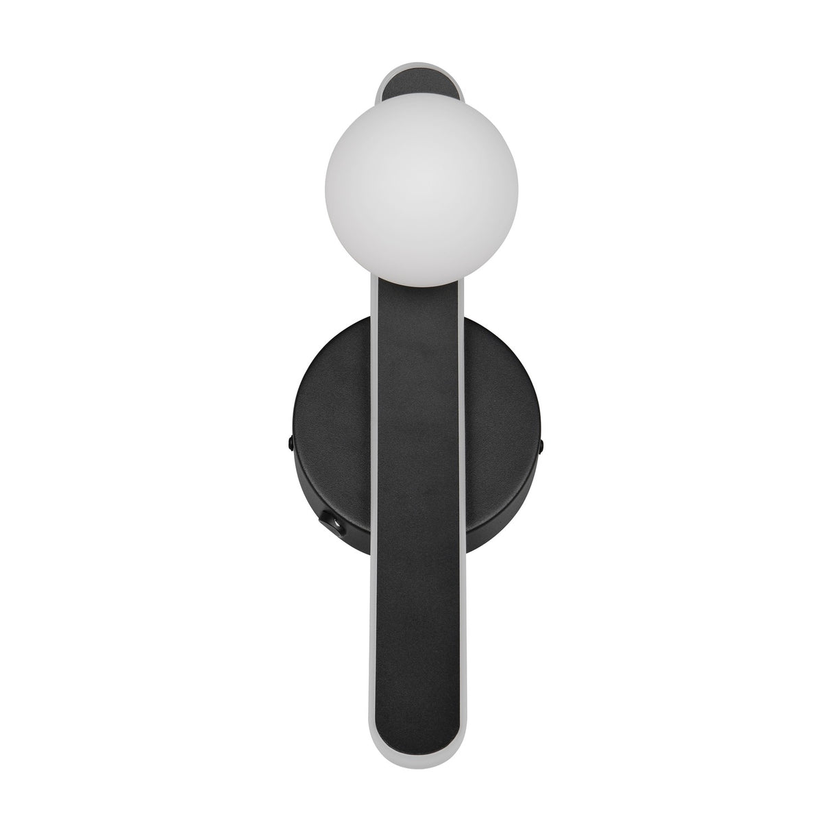 Napoli LED Glass Wall Light – Matt Black