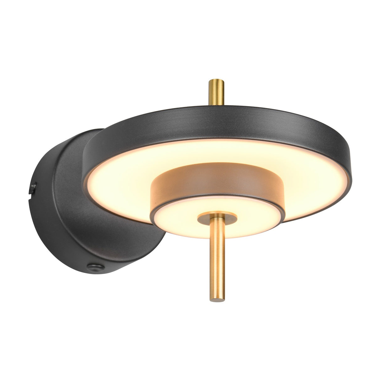 Keaton LED Wall Light – Black & Gold