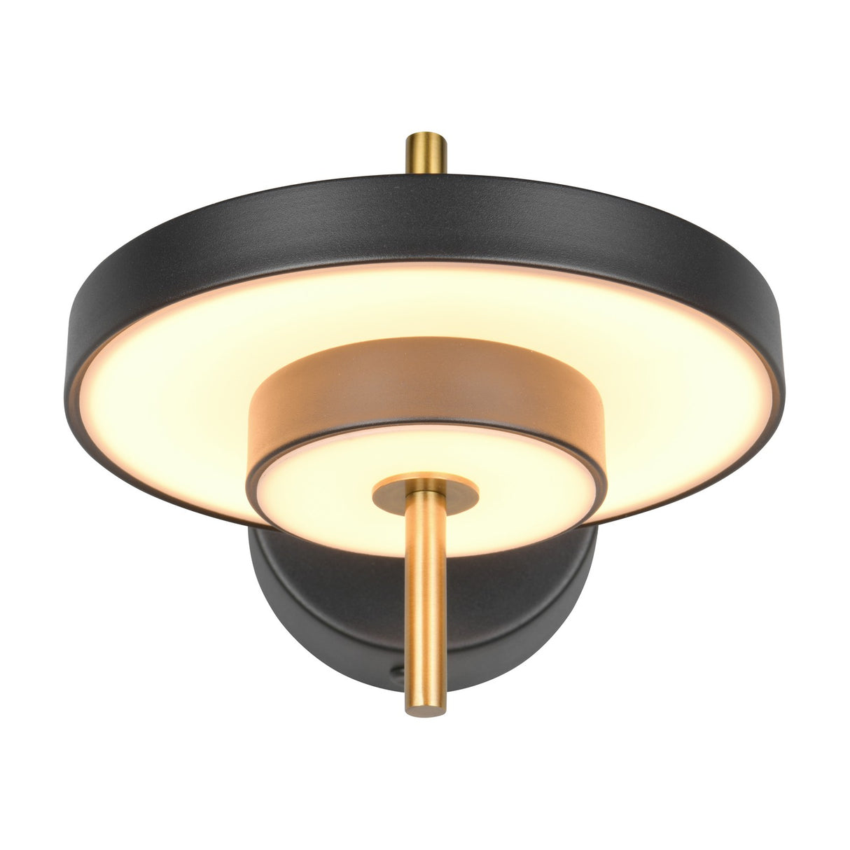 Keaton LED Wall Light – Black & Gold