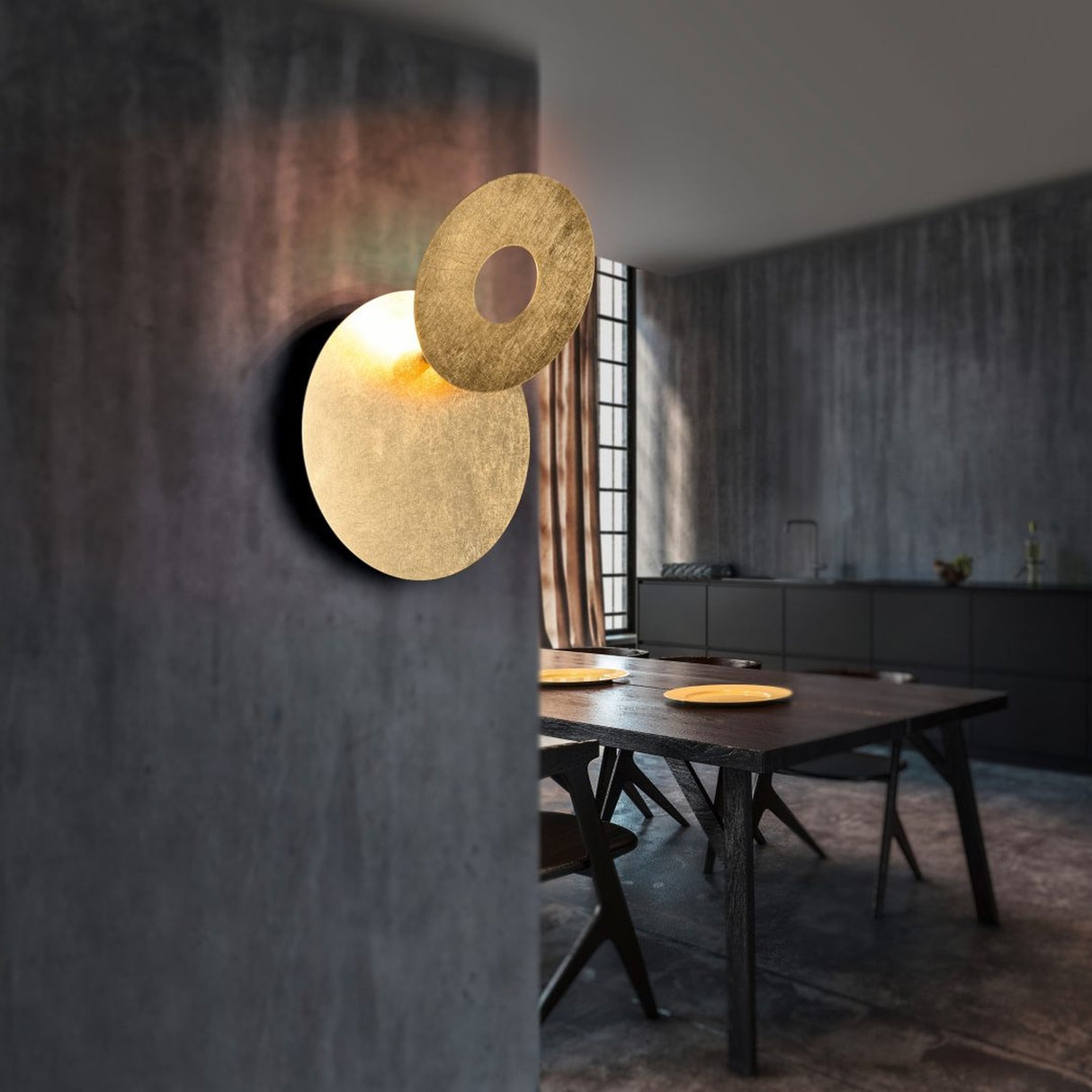 Leano LED Wall Light – Gold