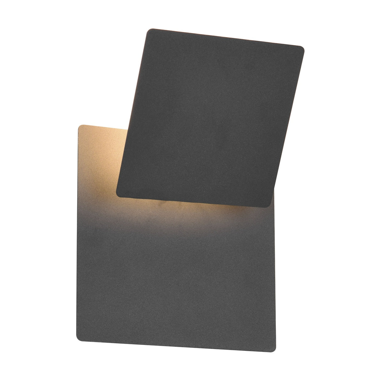 Mio LED Square Wall Light – Matt Black