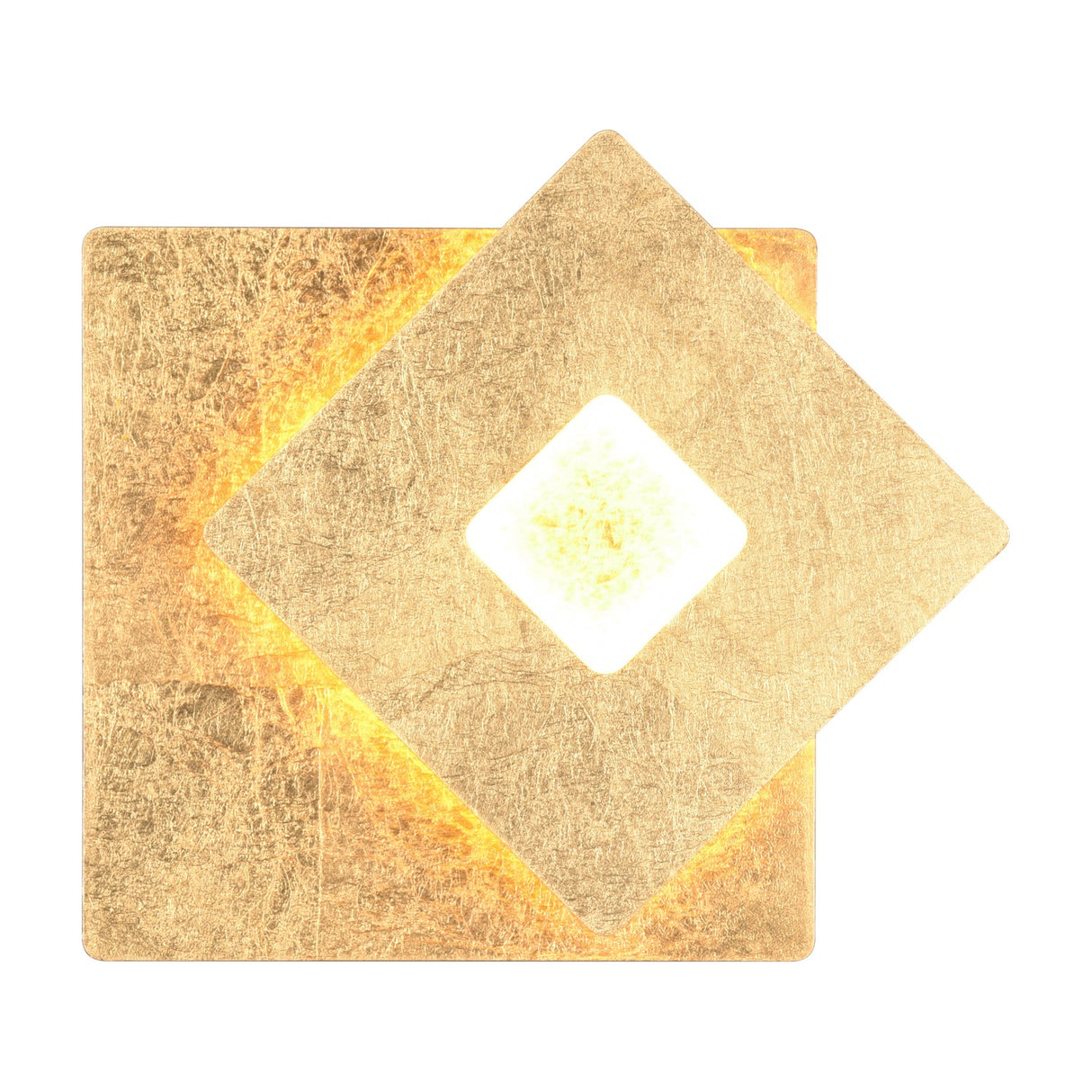 Leano LED Square Wall Light – Gold
