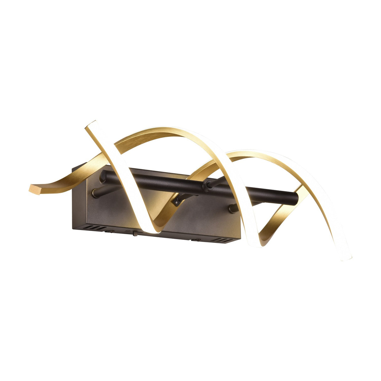 Sequence LED Wall Light – Satin Brass