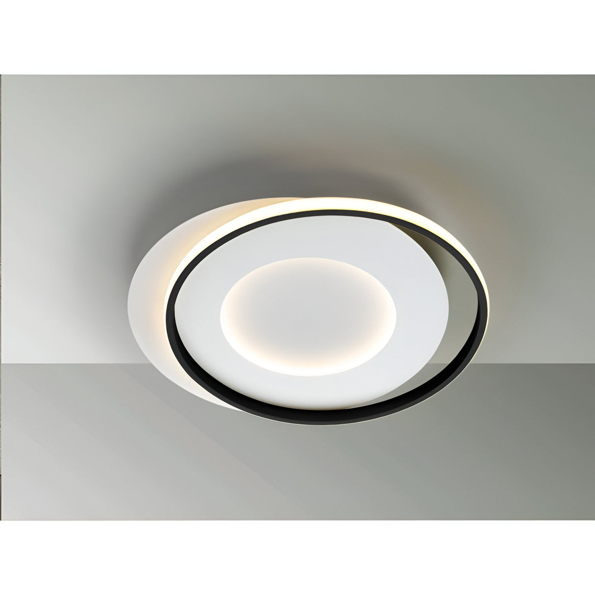 Limbos LED Flush Ceiling Light 40W 4000K - White/Black