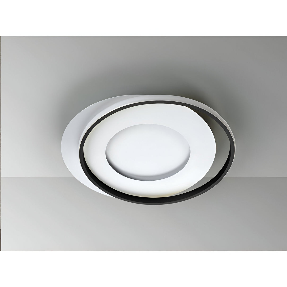 Limbos LED Flush Ceiling Light 40W 4000K - White/Black