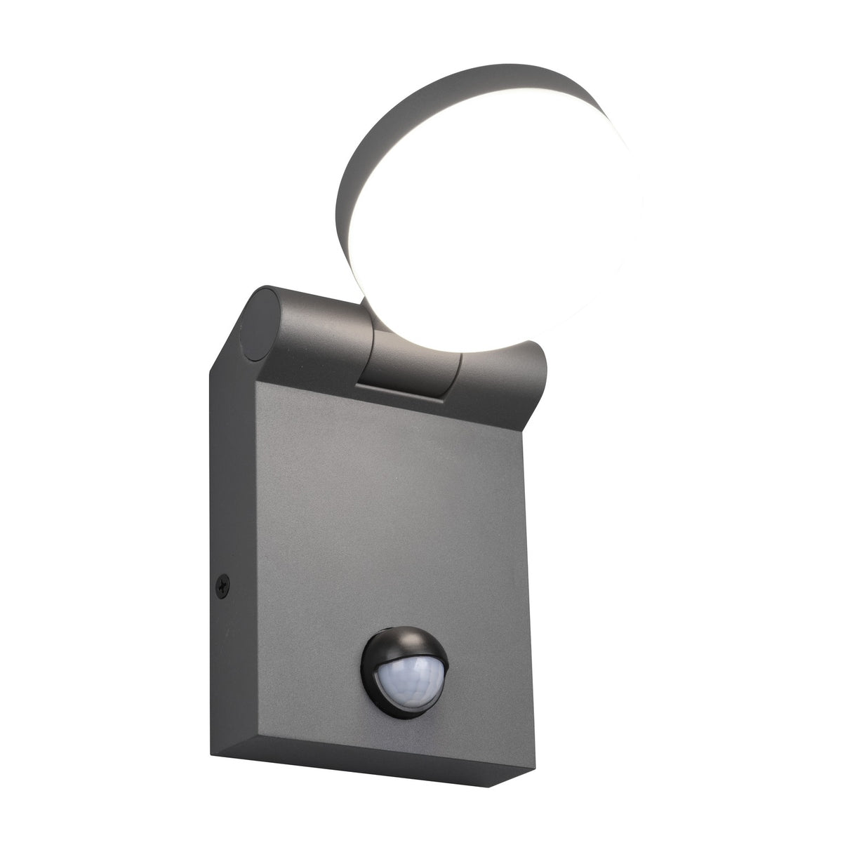 Adour LED Globe PIR Outdoor Wall Light – Anthracite