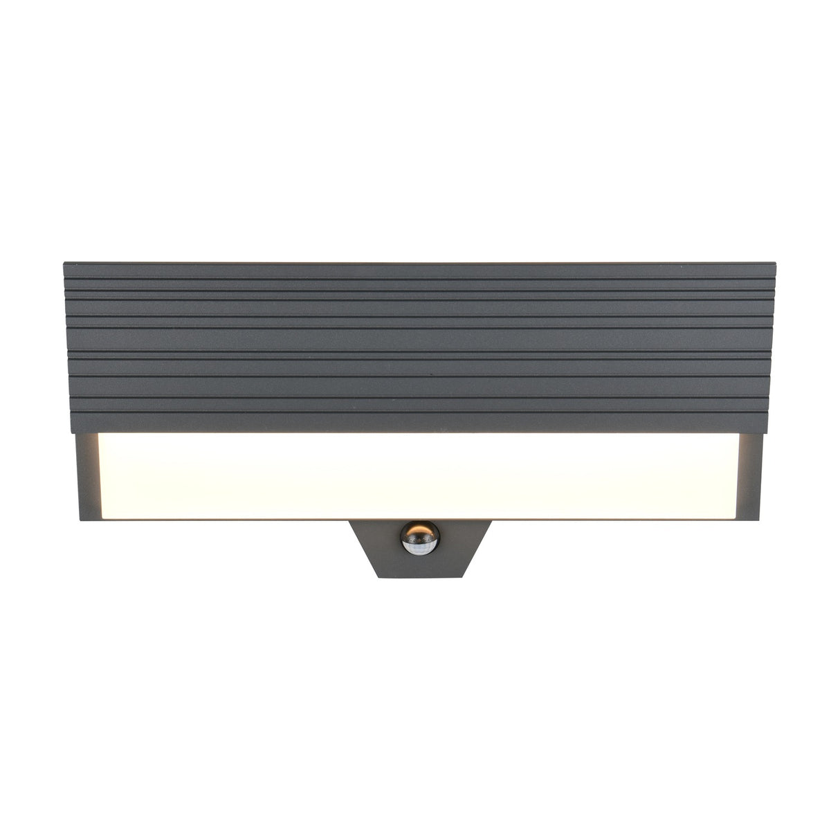 Mariza LED Glass PIR Outdoor Wall Light – Anthracite