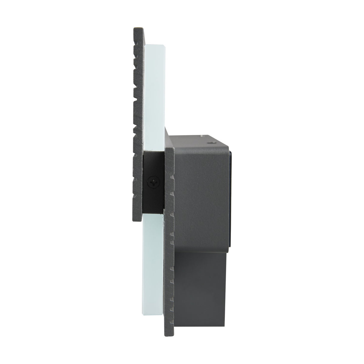 Mariza LED Glass PIR Outdoor Wall Light – Anthracite