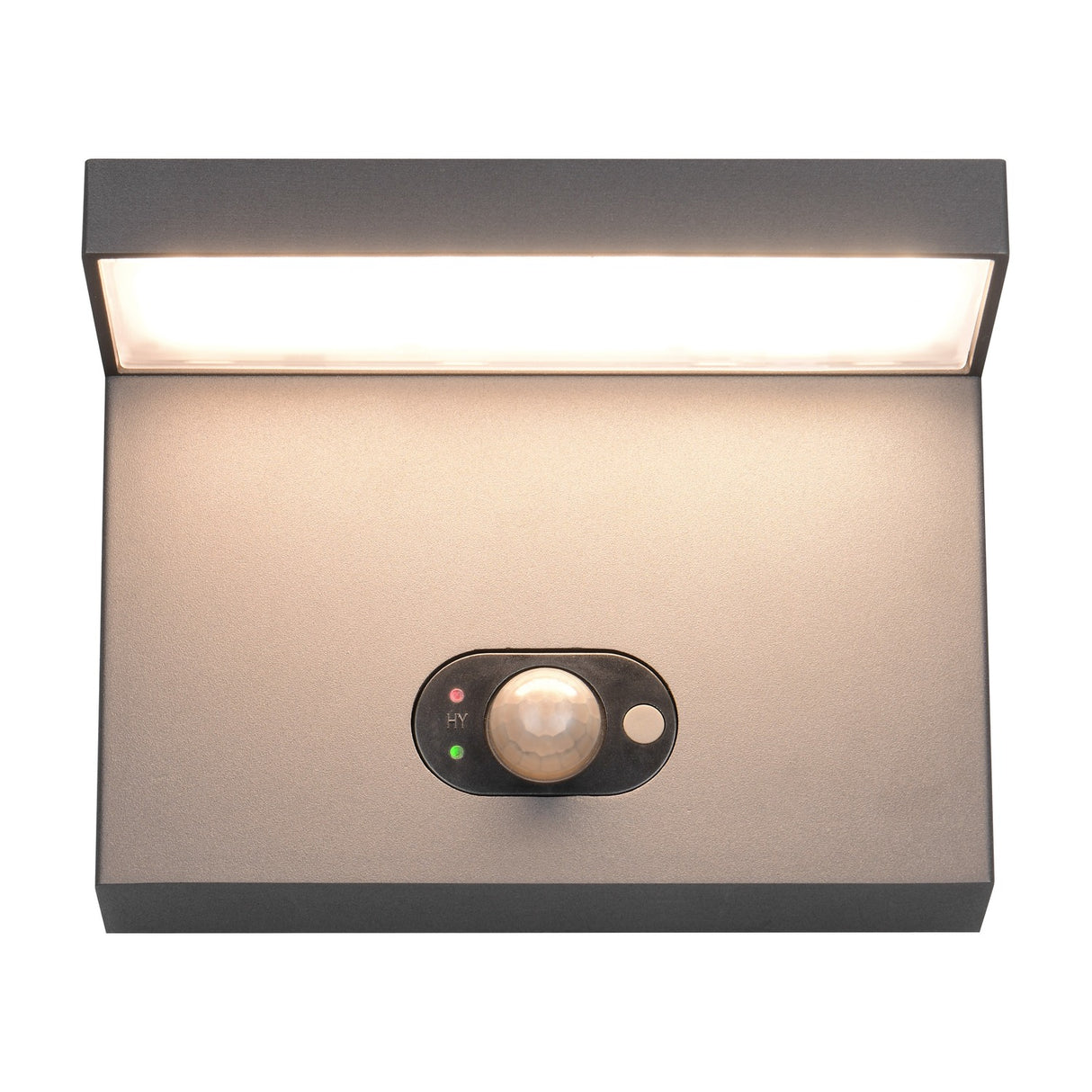 Blyde LED Solar PIR Outdoor Wall Light – Anthracite