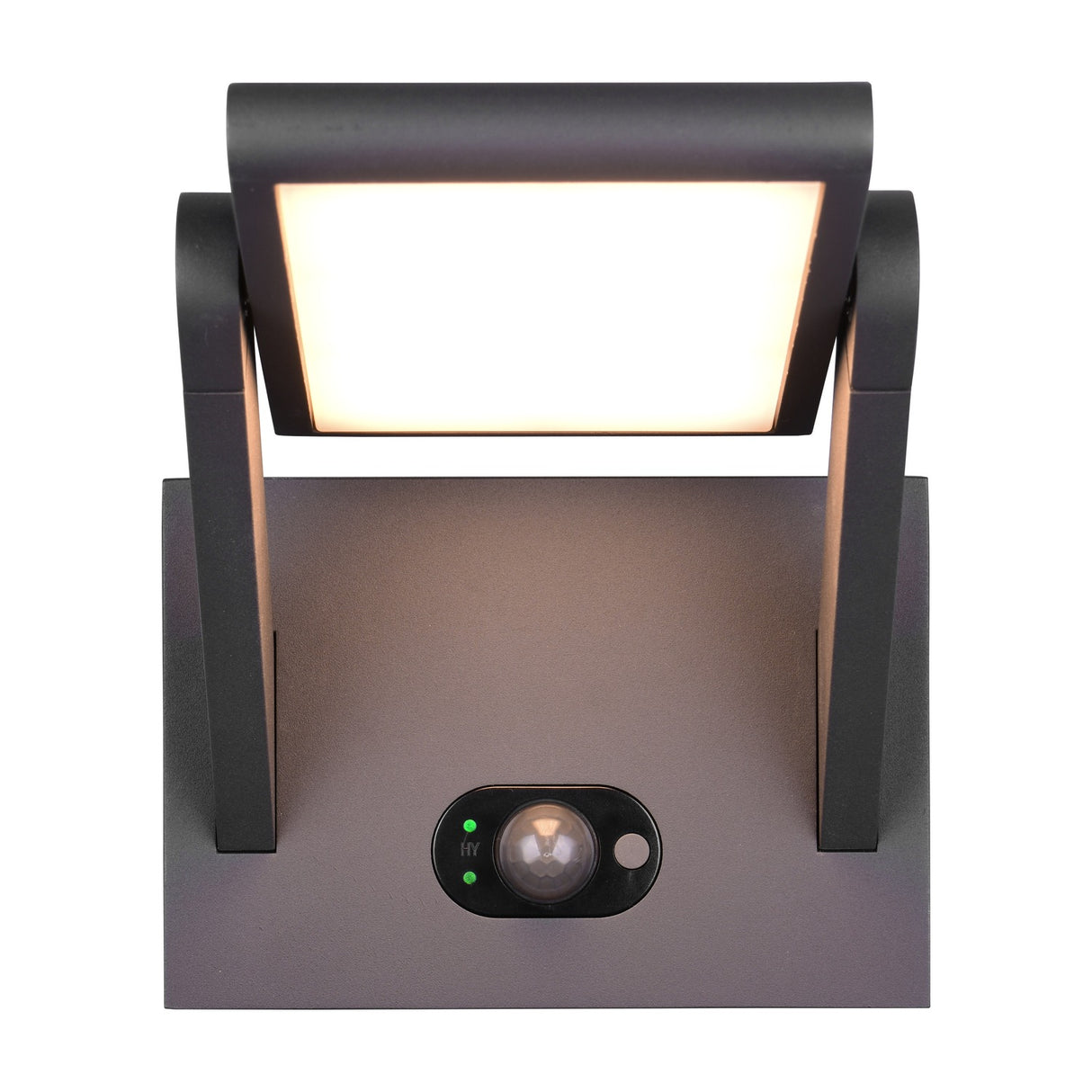 Malawi LED Solar PIR Outdoor Wall Light – Anthracite
