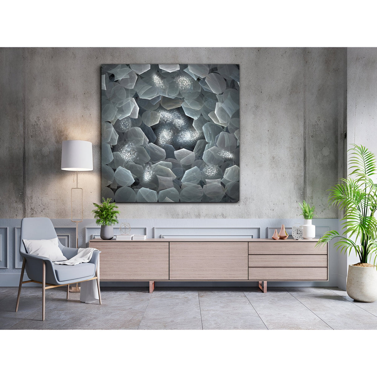 Polaris Leaf Form Photography Print - 120x120cm